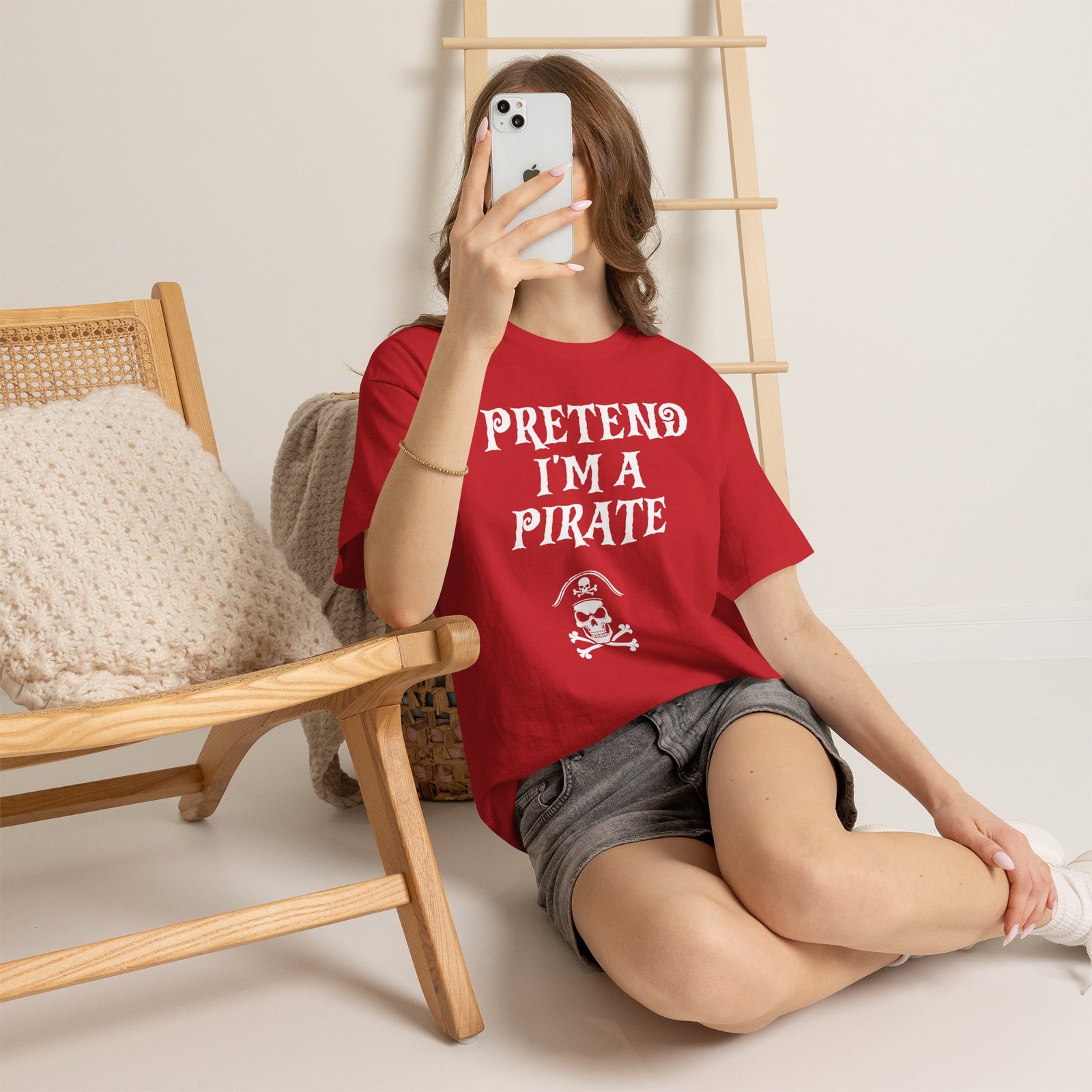 Pretend I'm A Pirate, Halloween shirt for Men, Women