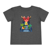 Toddler Tee — Chick in Overalls with Carrots Cute Spring Easter Shirt