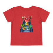 Toddler Tee — Chick in Overalls with Carrots Cute Spring Easter Shirt