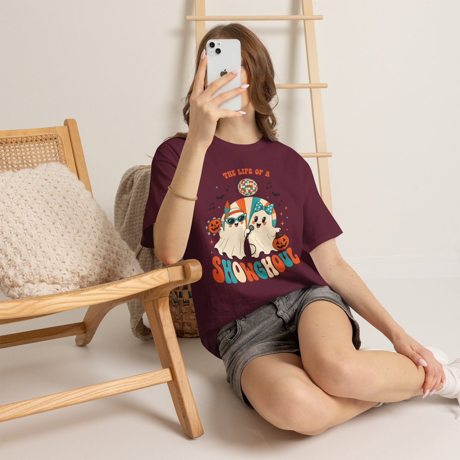 Halloween Party Ghoul, The Life Of Show Ghoul, Funny Hallowen T-shirt for Girl, Women