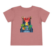Toddler Tee — Chick in Overalls with Carrots Cute Spring Easter Shirt
