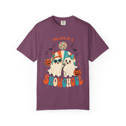 Comfort Color Birthday Shirt, The Life of a Showghoul Halloween Ghost, Funny Halloween shirt