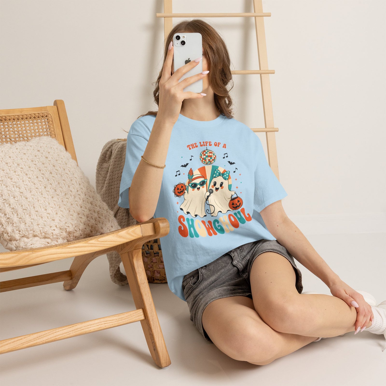 Halloween Party Ghoul, The Life Of Show Ghoul, Funny Hallowen T-shirt for Girl, Women