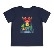 Toddler Tee — Chick in Overalls with Carrots Cute Spring Easter Shirt