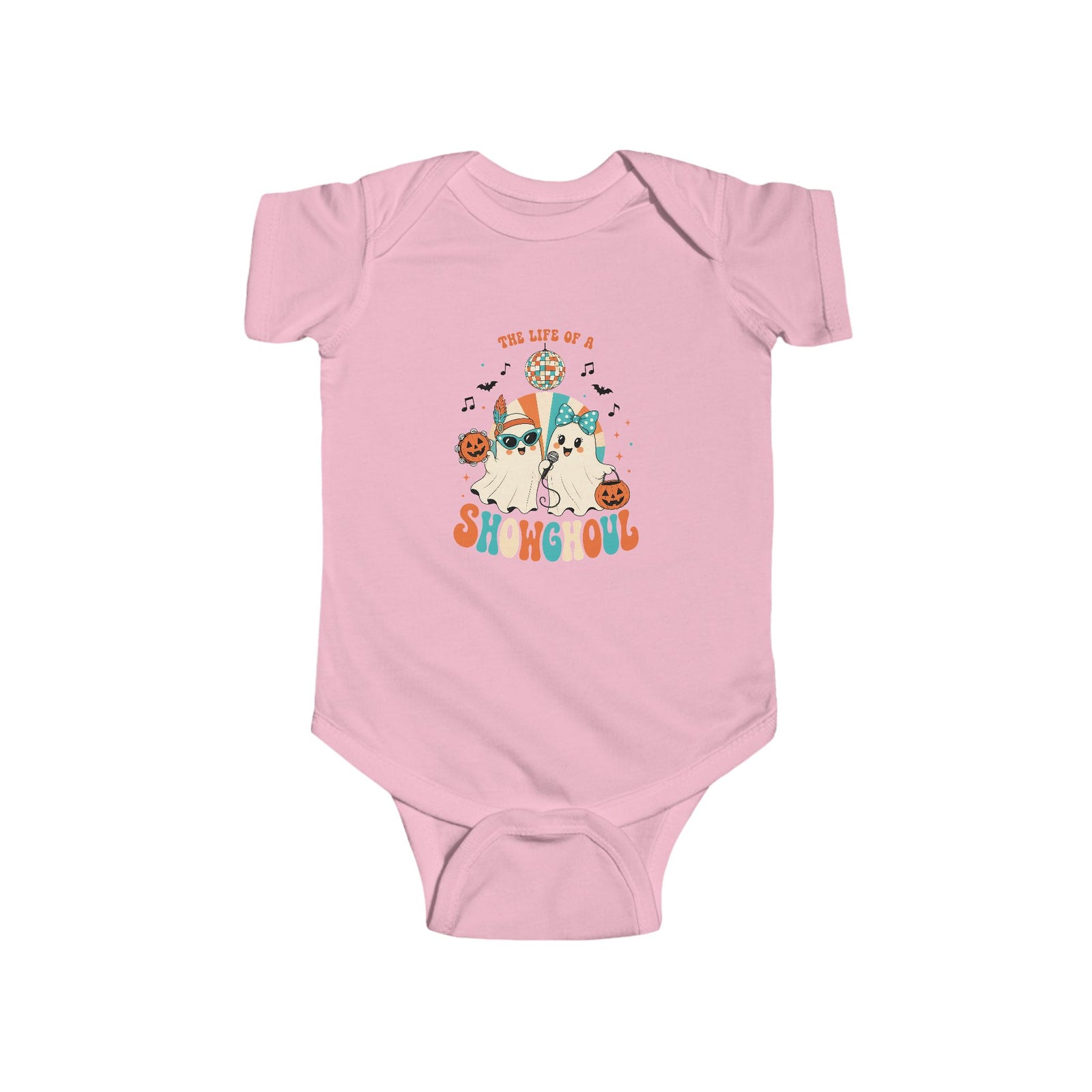 Baby Bodysuit, Infant Onesie Halloween T-shirt For Babies, Cute Halloween Ghost