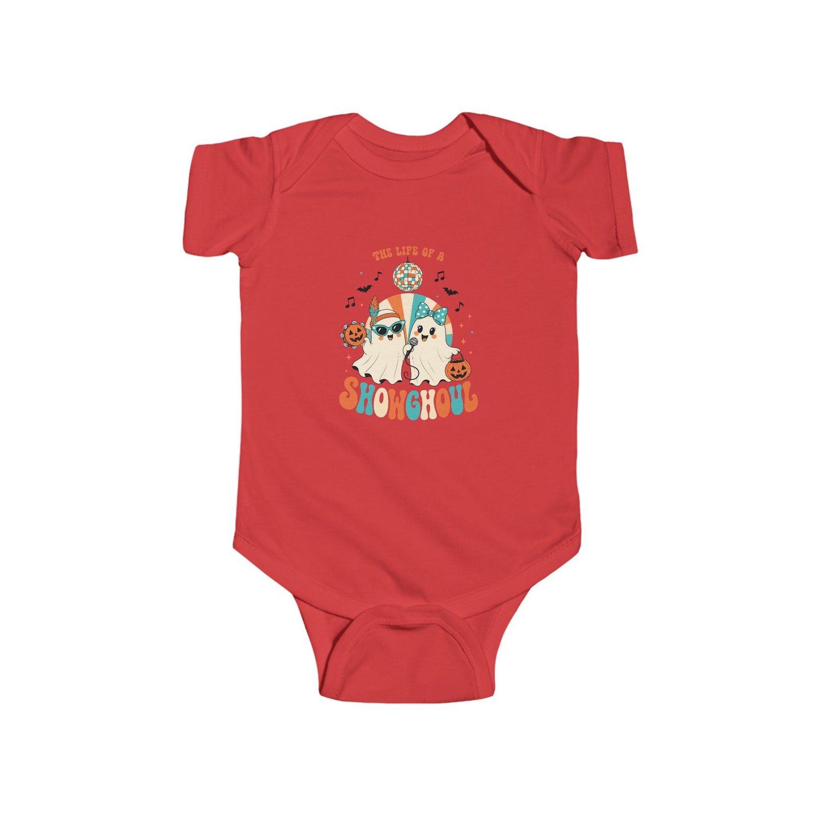 Baby Bodysuit, Infant Onesie Halloween T-shirt For Babies, Cute Halloween Ghost