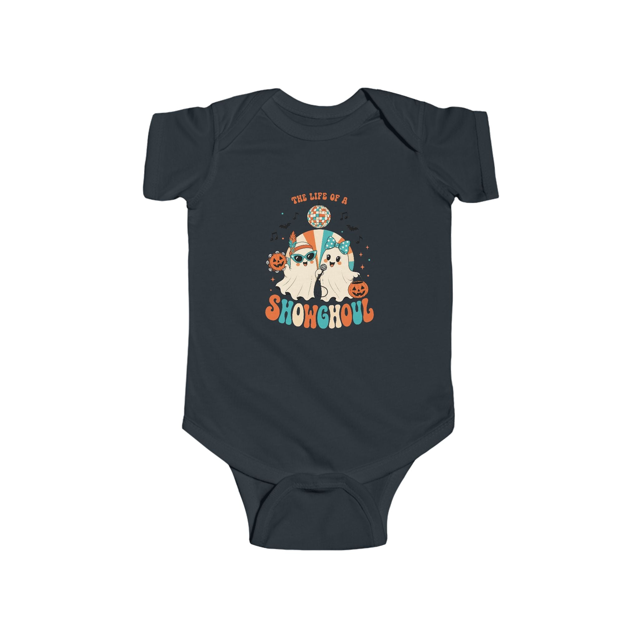 Baby Bodysuit, Infant Onesie Halloween T-shirt For Babies, Cute Halloween Ghost