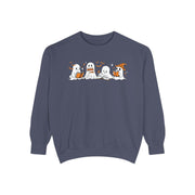 Halloween Ghost Squad Comfort Colors Sweatshirt — Halloween Reading Ghosts
