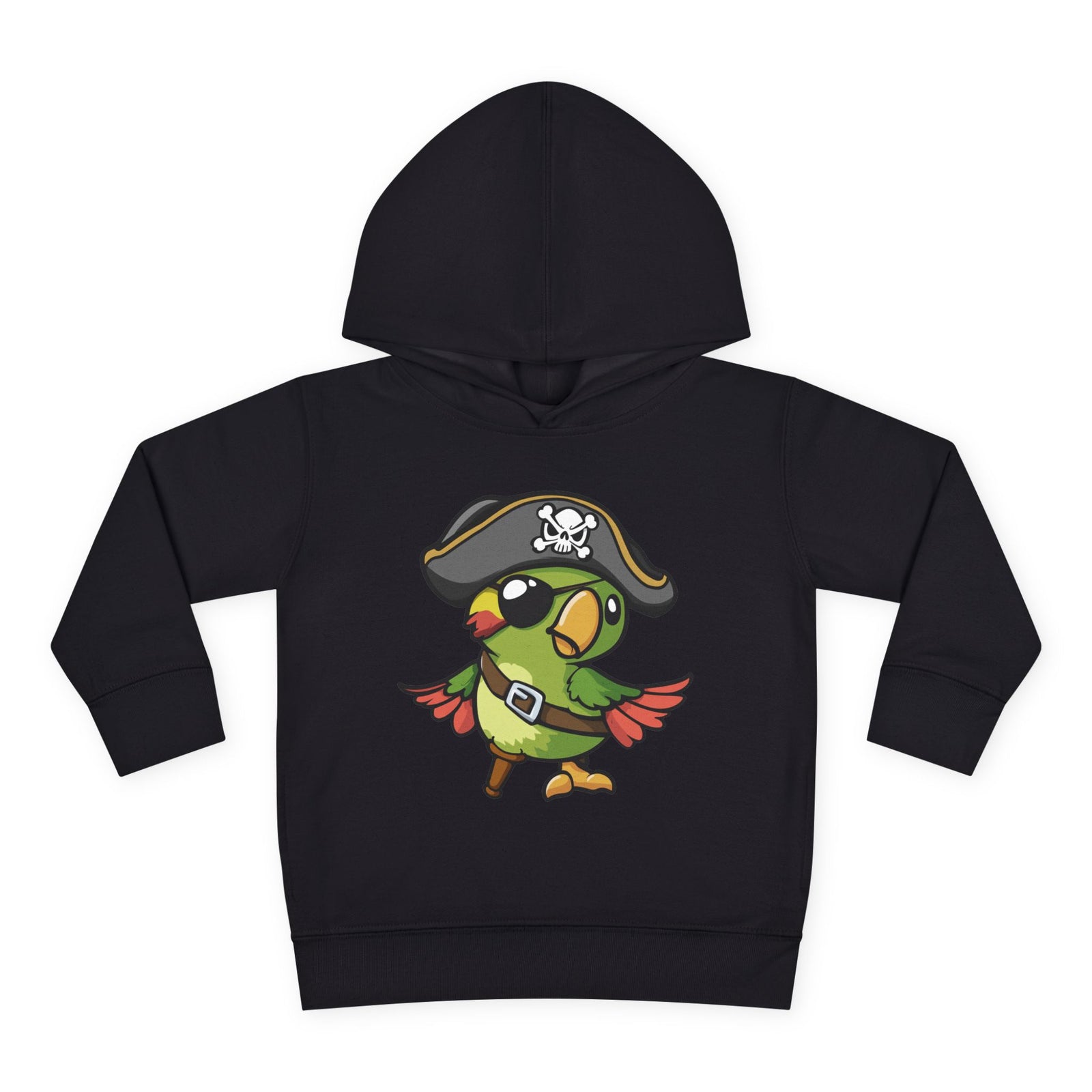 Toddler Pirate Parrot Hoodie — Cute Kids Pullover for Boys & Girls