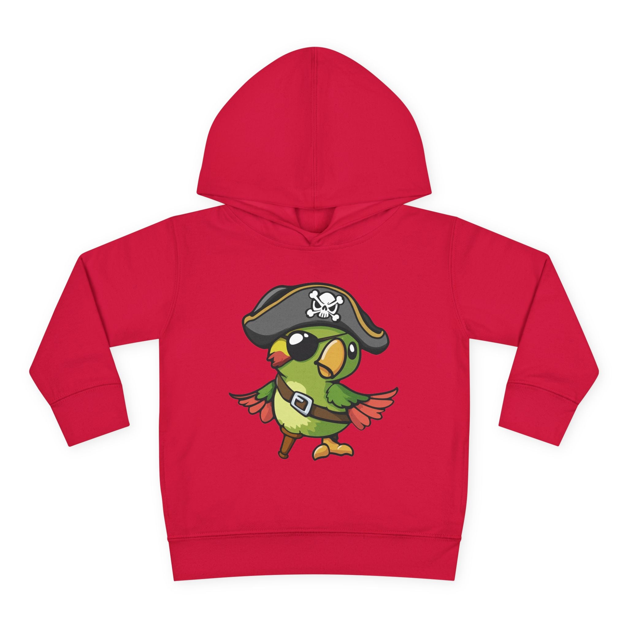 Toddler Pirate Parrot Hoodie — Cute Kids Pullover for Boys & Girls