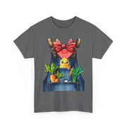 Garden Chick in Overalls T‑Shirt — Spring Gardening - Halloween Pretend I'm A Farmer