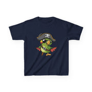 Kids Pirate Parrot T-Shirt — Cute Cartoon Bird Costume Tee for Boys & Girls
