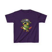 Kids Pirate Parrot T-Shirt — Cute Cartoon Bird Costume Tee for Boys & Girls