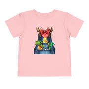 Toddler Tee — Chick in Overalls with Carrots Cute Spring Easter Shirt