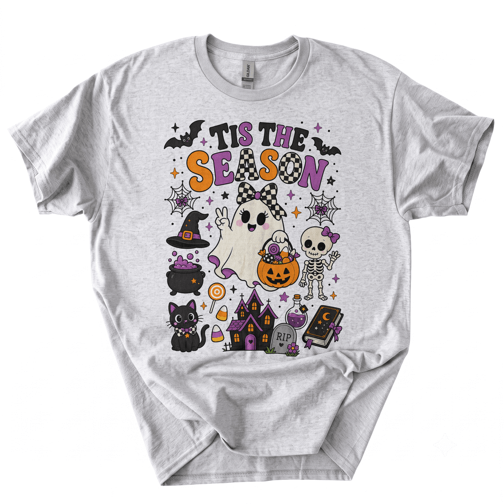 Retro Halloween Tis' The Season T-Shirt-55WJ