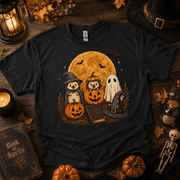 Spooky Ghost Hedgehog Lover Pumpkin Halloween T-Shirt-Z3V9