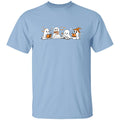 halloween ghost reading books CUTE Gildan 5.3 oz. T-Shirt