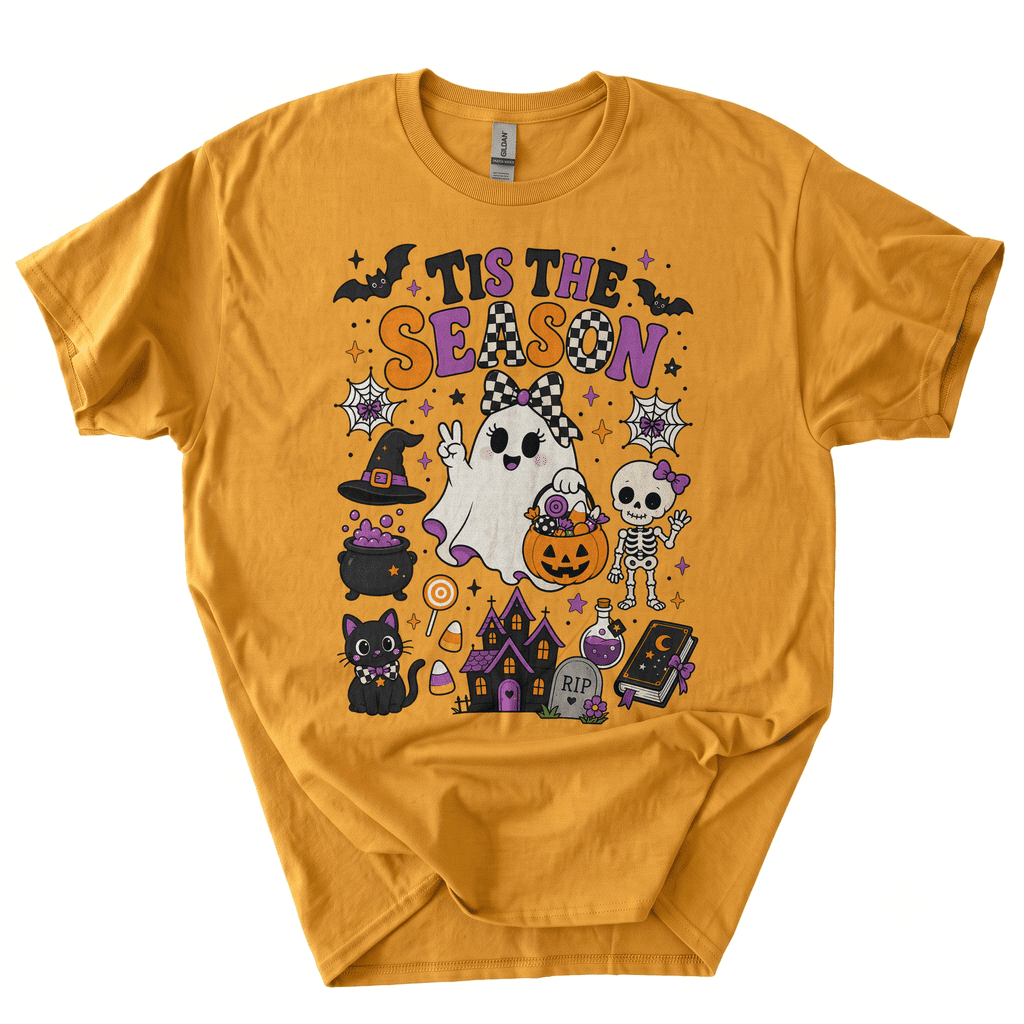 Retro Halloween Tis' The Season T-Shirt-55WJ