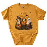 Spooky Ghost Hedgehog Lover Pumpkin Halloween T-Shirt-Z3V9