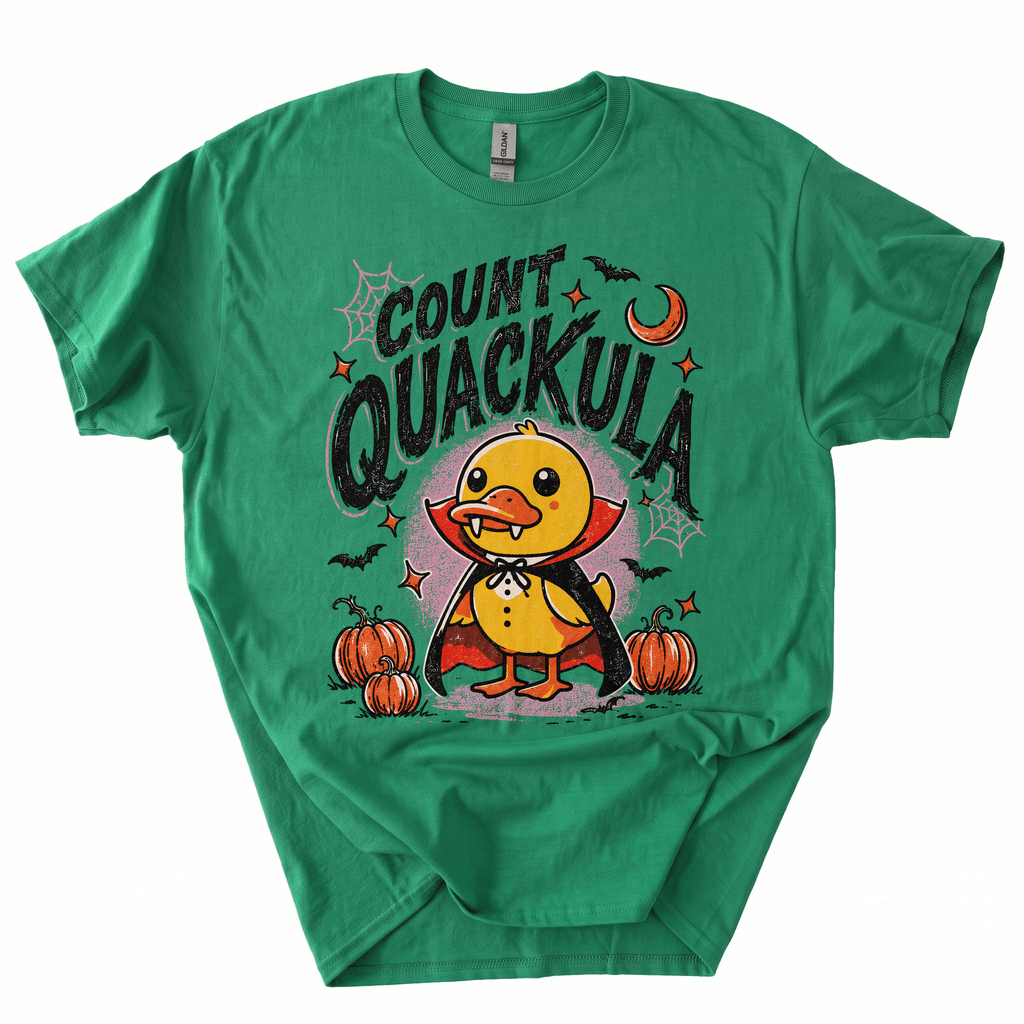Count Quackula Funny Duck Halloween Costume T-Shirt-5IYA