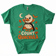 Count Quackula Funny Duck Halloween Costume T-Shirt-GKHF