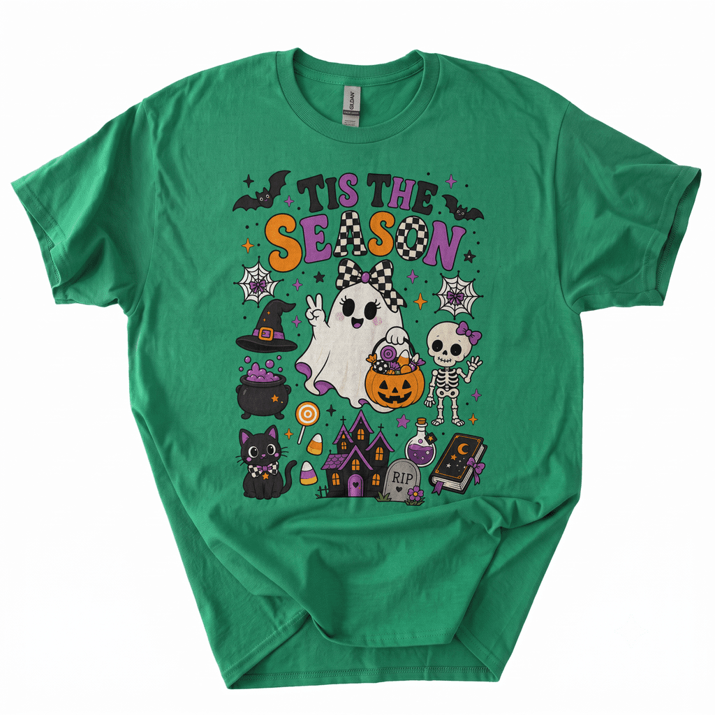 Retro Halloween Tis' The Season T-Shirt-55WJ