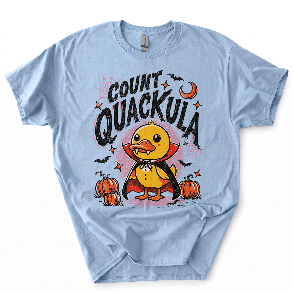 Count Quackula Funny Duck Halloween Costume T-Shirt-5IYA