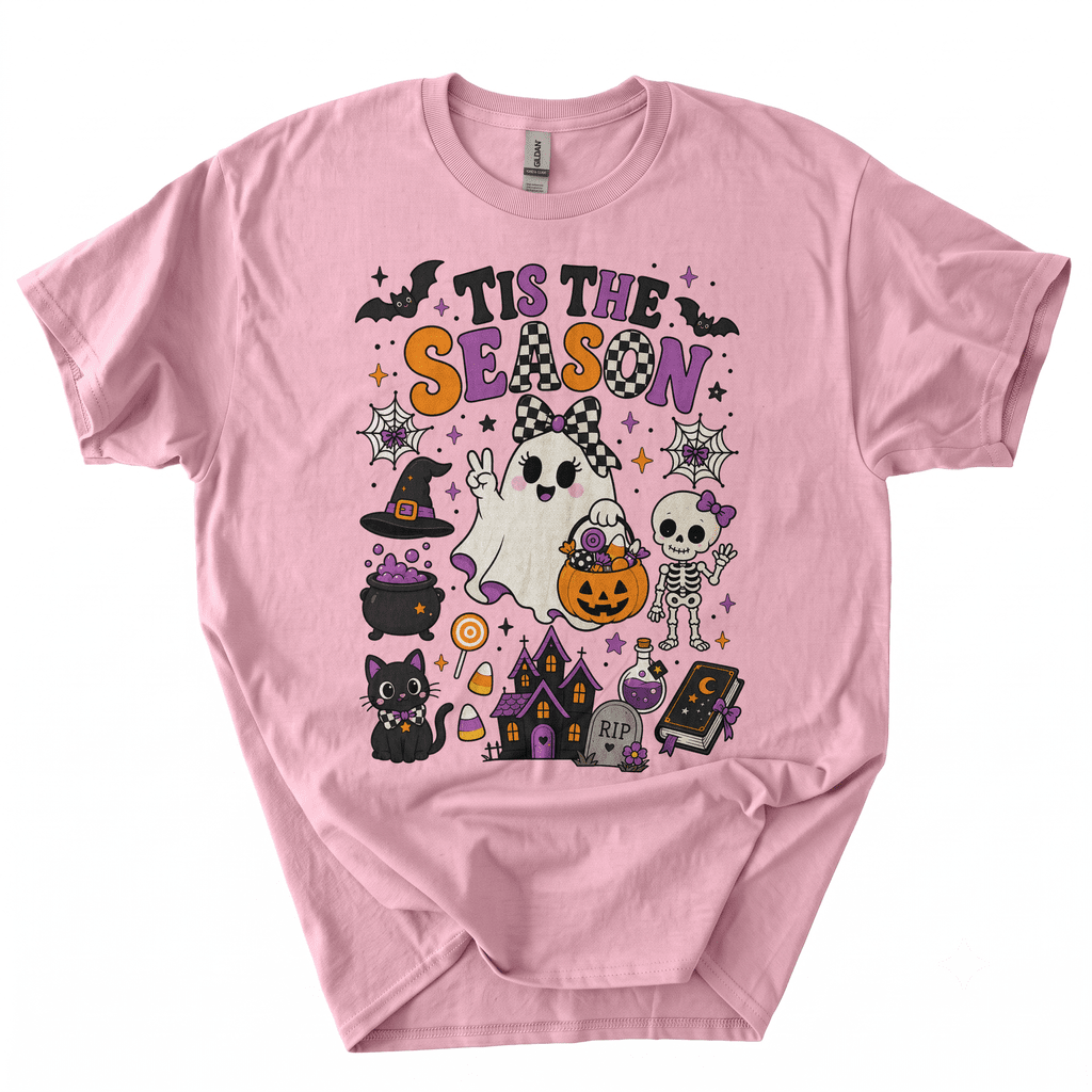 Retro Halloween Tis' The Season T-Shirt-55WJ