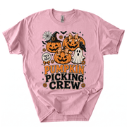 Pumpkin Picking Crew Halloween Family Matching T-Shirt-HFAC
