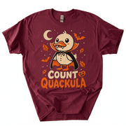 Count Quackula Funny Duck Halloween Costume T-Shirt-GKHF