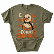 Count Quackula Funny Duck Halloween Costume T-Shirt-GKHF