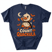 Count Quackula Funny Duck Halloween Costume T-Shirt-GKHF