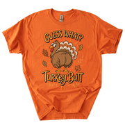 Funny Thanksgiving Guess What Turkey Butt T-Shirt-GB0N