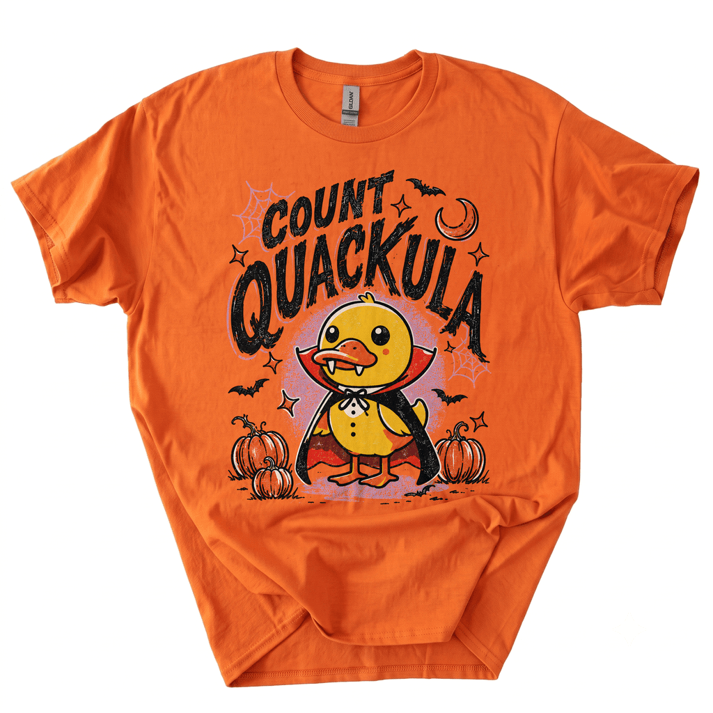 Count Quackula Funny Duck Halloween Costume T-Shirt-5IYA