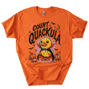 Count Quackula Funny Duck Halloween Costume T-Shirt-5IYA