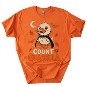 Count Quackula Funny Duck Halloween Costume T-Shirt-GKHF