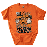 Pumpkin Picking Crew Halloween Family Matching T-Shirt-HFAC
