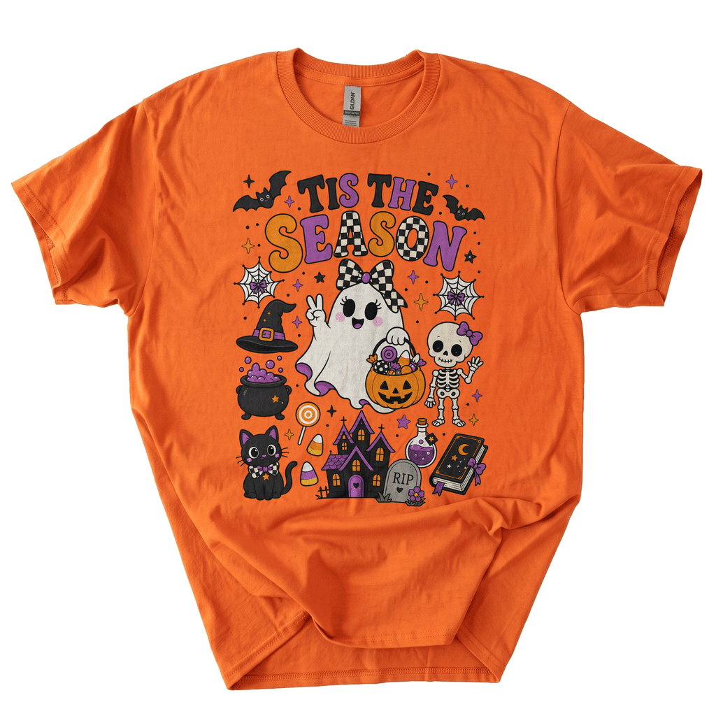 Retro Halloween Tis' The Season T-Shirt-55WJ