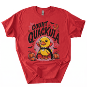Count Quackula Funny Duck Halloween Costume T-Shirt-5IYA