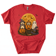 Spooky Ghost Hedgehog Lover Pumpkin Halloween T-Shirt-Z3V9