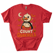 Count Quackula Funny Duck Halloween Costume T-Shirt-GKHF