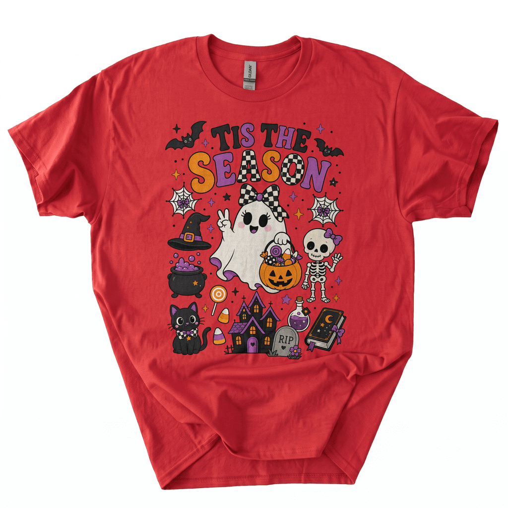 Retro Halloween Tis' The Season T-Shirt-55WJ