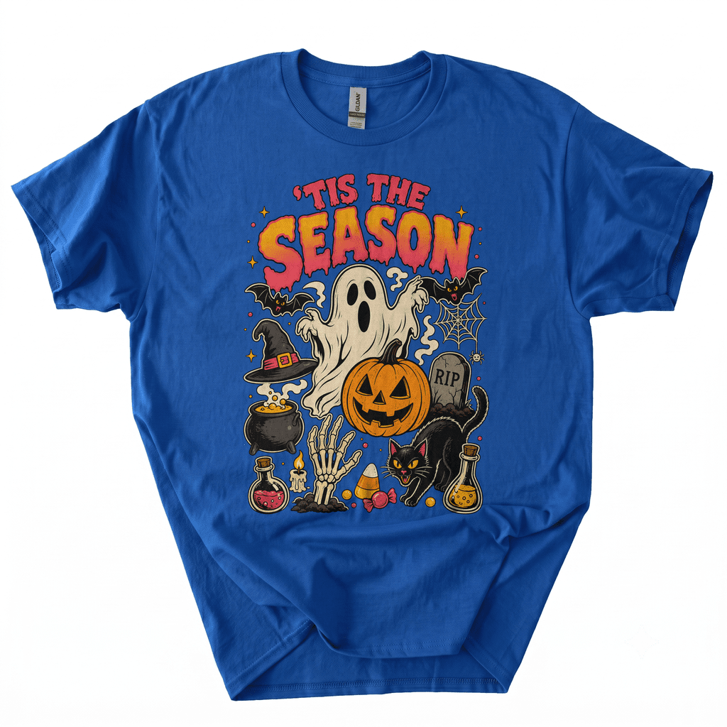 Retro Halloween Tis' The Season T-Shirt-YMKE