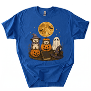 Spooky Ghost Hedgehog Lover Pumpkin Halloween T-Shirt-B4BO