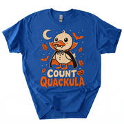 Count Quackula Funny Duck Halloween Costume T-Shirt-GKHF