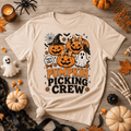 Pumpkin Picking Crew Halloween Family Matching T-Shirt-HFAC