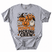 Pumpkin Picking Crew Halloween Family Matching T-Shirt-HFAC