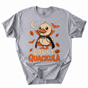 Count Quackula Funny Duck Halloween Costume T-Shirt-GKHF