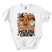 Pumpkin Picking Crew Halloween Family Matching T-Shirt-HFAC
